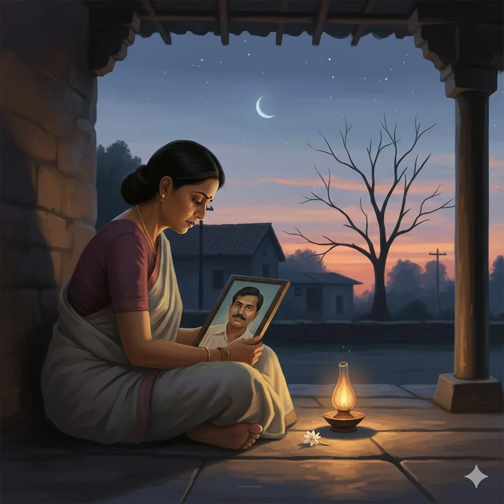 கணவனை இழந்த பெண்ணின் மனவலி|Sad Kavithai in Tamil கணவனை இழந்த பெண்ணின் மனவலி featured image